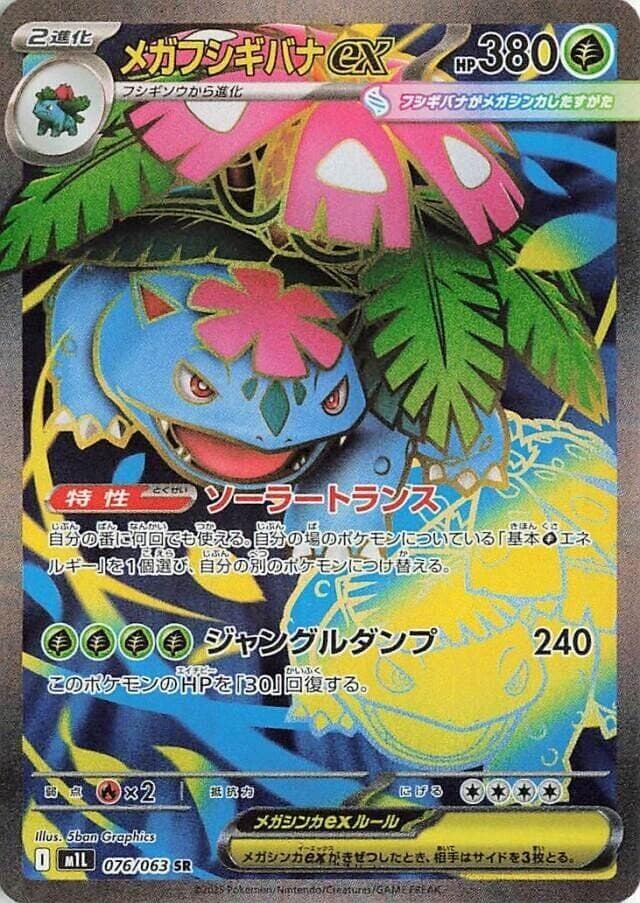 Mega Venusaur ex 076/63