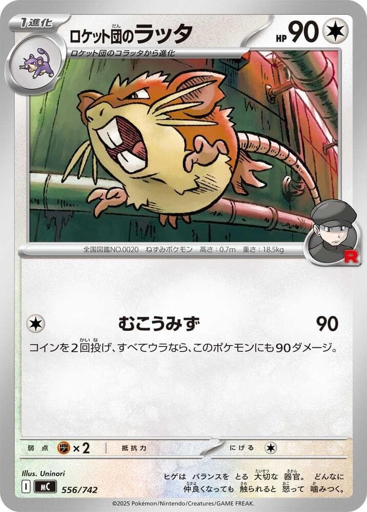 Team Rocket's Raticate 556/742