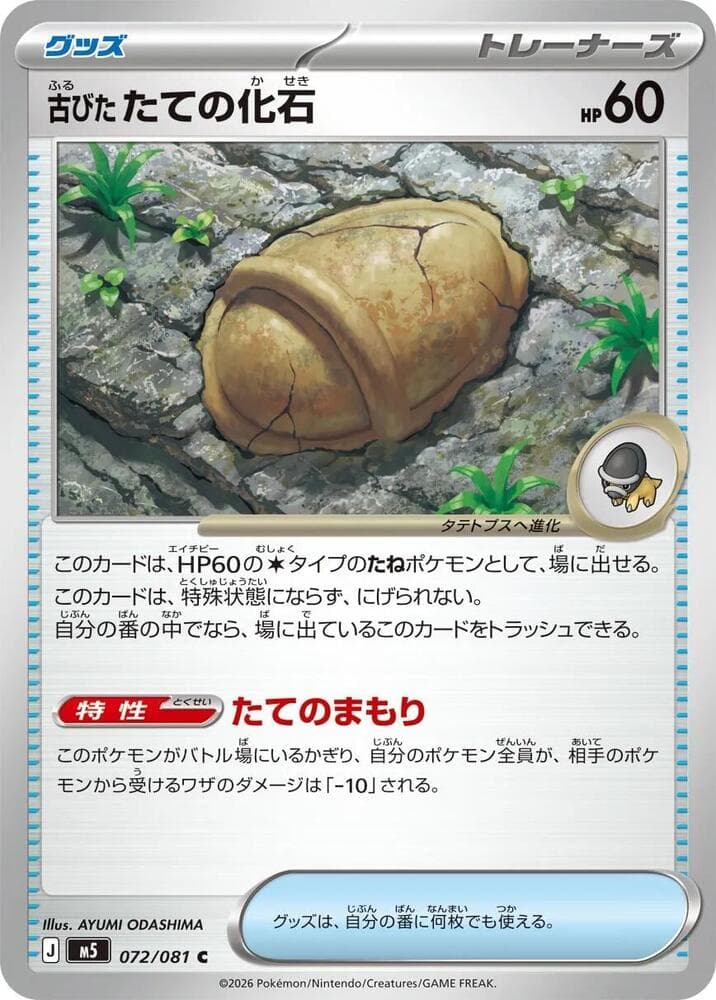 Antique Armor Fossil 072/81
