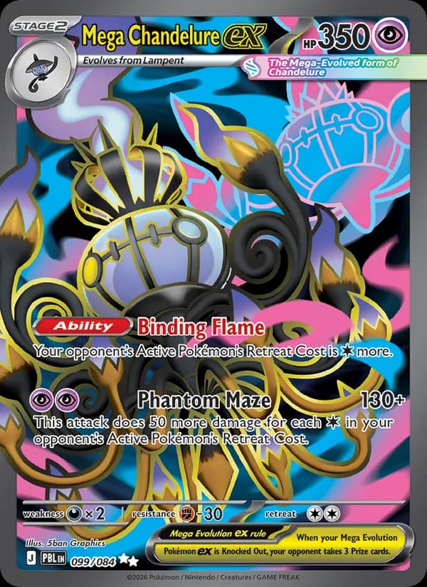 Mega Chandelure ex 99/84