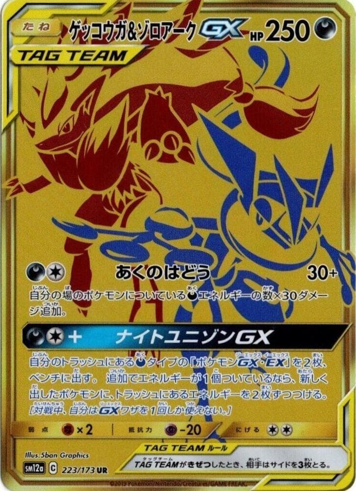 Greninja & Zoroark GX 223/173