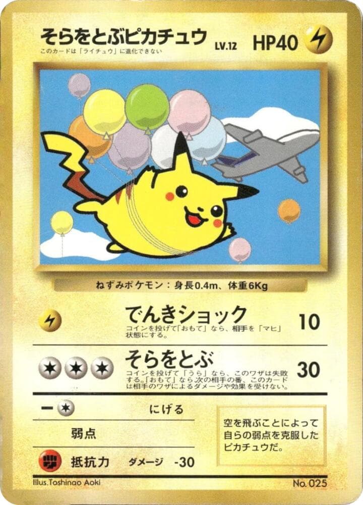 Flying Pikachu ("Get in a Jet! Double Chance Campaign")